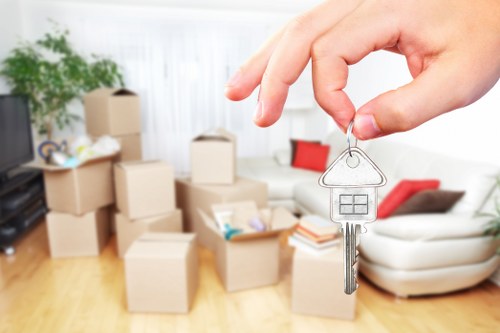 Local house movers helping with a residential move in Streatham