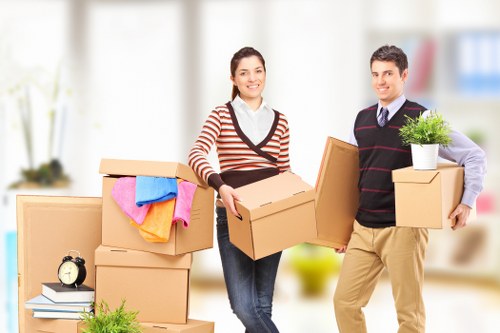 Marketing and consent settings on a removal company website