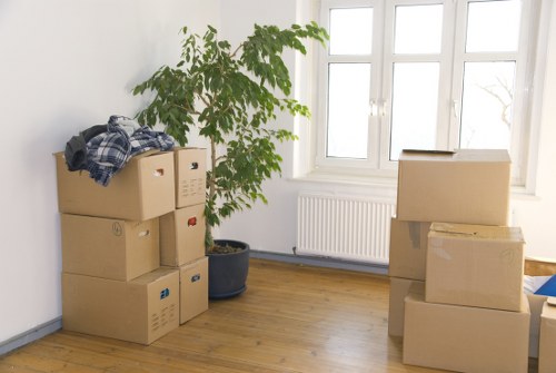 Local commercial movers handling office equipment in Streatham