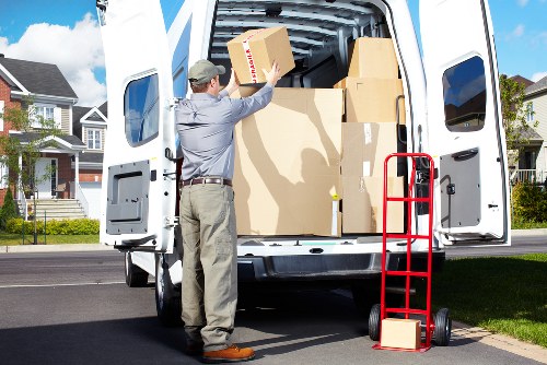 Furniture and household items packed safely for transport