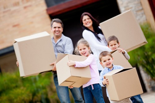 Local removals team loading a vehicle for a Streatham move