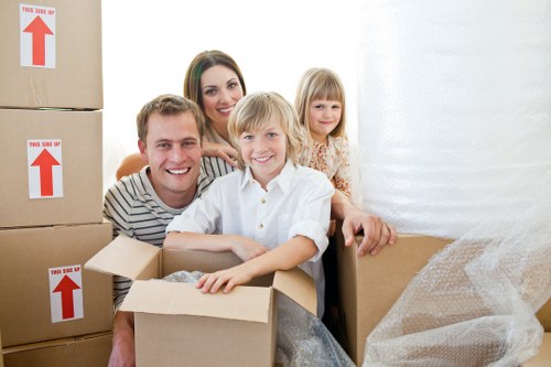 Local van service helping with a flat move in Streatham
