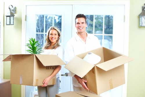 Final stage of a professional removal service with safety checks